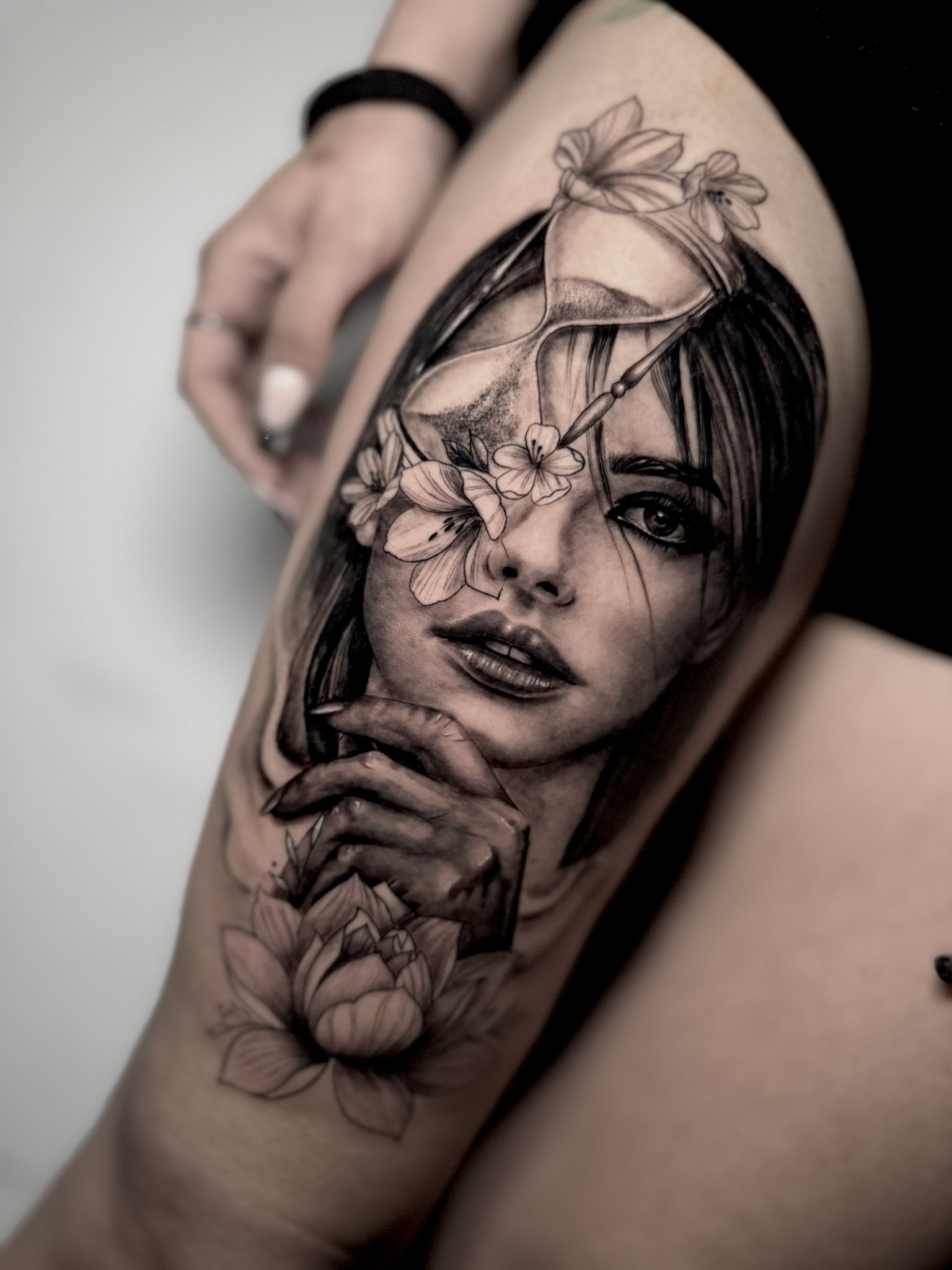 Black & gray realism — lavoro 17, Carlitos Junior Ink Roma